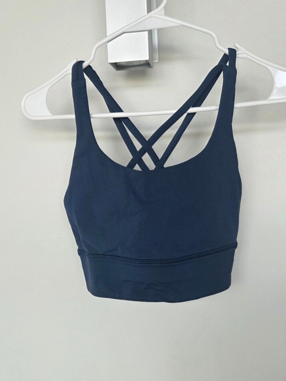Lululemon Energy Bra Size 6 Long Line Blue
